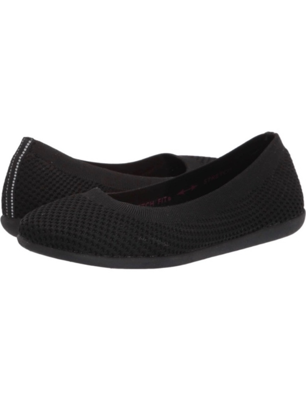 Skechers Womens Black Cleo Sport What a Move Ballet Flat Size 7.5